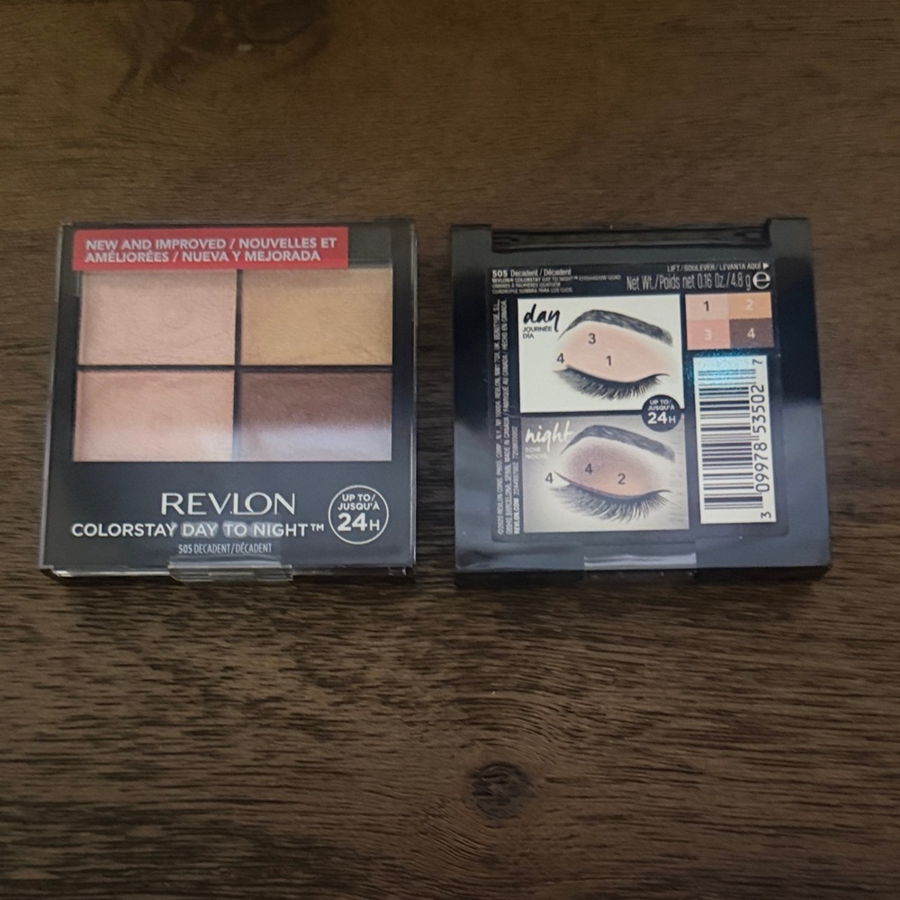 2 Pack Bundle: Revlon ColorStay Day to Night Eyeshadow Palette - Decadent (505) - Picture 4 of 4